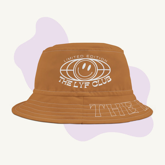 The LYF Club Brown Bucket Hat